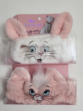 Disney Marie Plush Cat Ear Headbands - White & Pink
